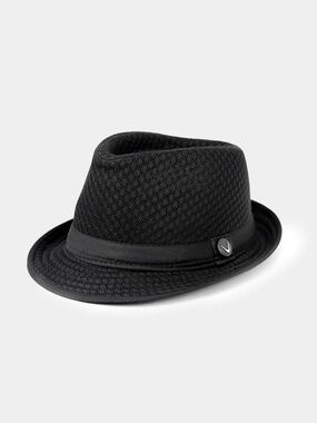 NWT Black Horn Light Weight Classic Soft Summer Cool Mesh Fedora